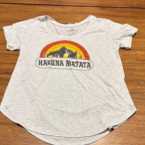 Disney Gray Hakuna Matata women’s tee